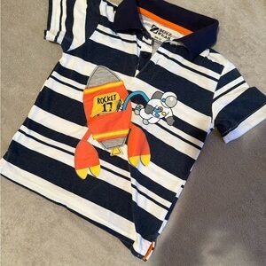 Navy Striped Rocket Shirt